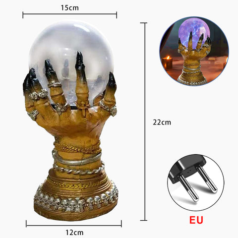 boule de cristal plasma déco halloween