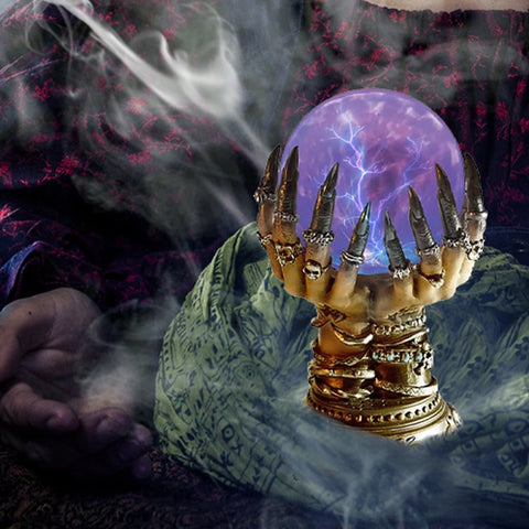 boule de cristal plasma déco halloween