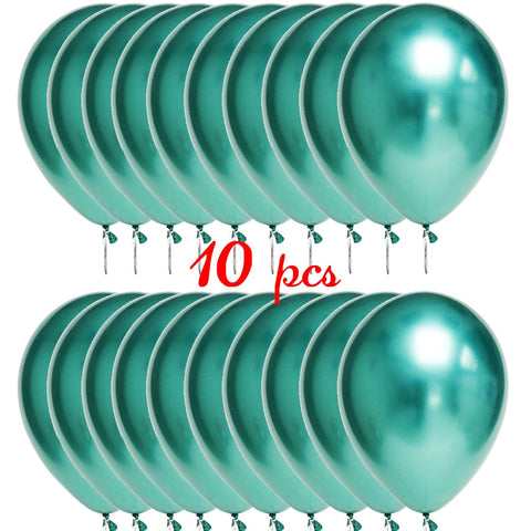 Ballons métallic vert