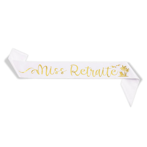 Echarpe "Miss Retraité"